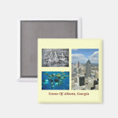 アトランタ，ジョージアの風景 マグネット (正面/裏面)