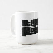 アトランタ - ジョージア州 コーヒーマグカップ (正面左)