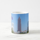 アトランタ+ジョージア州+景観+マグカップ+記念 コーヒーマグカップ (中央)