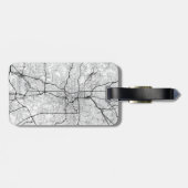 アトランタ，ジョージア市地図トポグラフィ荷物タグ ラゲッジタグ (裏面横)