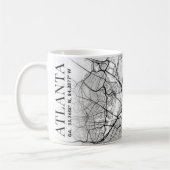 アトランタ、ジョージア市地図 |コーヒーマグ コーヒーマグカップ (左)