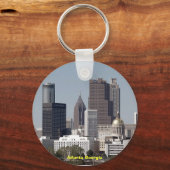 アトランタ・ジョージア都市景観 キーホルダー (正面)
