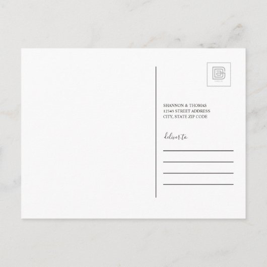 アトランタ、ジョージア|の引っ越しました インビテーションポストカード (裏面)