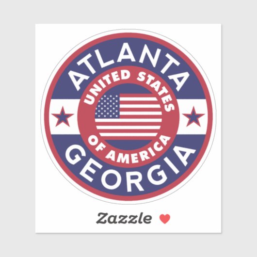 アトランタ、ジョージア シール (シート)