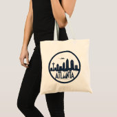 アトランタ ジョージア スカイライン トートバッグ (正面(商品))