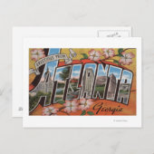 アトランタ，ジョージア – ラージレターシーン2 ポストカード (正面/裏面)