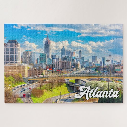 アトランタ、ジョージア、統一された州 ジグソーパズル (横)