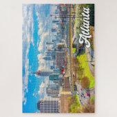 アトランタ、ジョージア、統一された州 ジグソーパズル (縦)