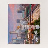 アトランタ、ジョージア、統一された州 ジグソーパズル (縦)