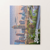 アトランタ、ジョージア、統一された州 ジグソーパズル (縦)