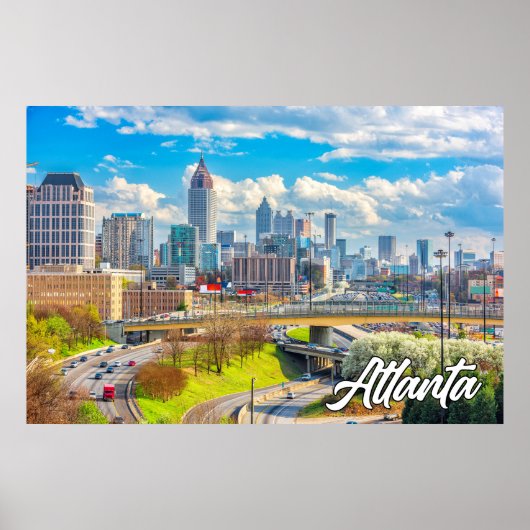 アトランタ、ジョージア、統一された州 ポスター (正面)