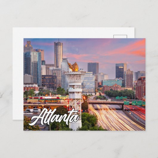 アトランタ、ジョージア、統一された州 ポストカード (正面/裏面)