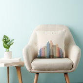 アトランタ、ジョージア|都市スカイライン クッション (椅子)
