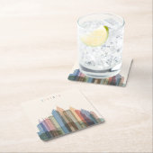 アトランタ、ジョージア|都市スカイライン スクエアペーパーコースター (インサイチュ)