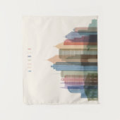 アトランタ、ジョージア|都市スカイライン タペストリー (正面)