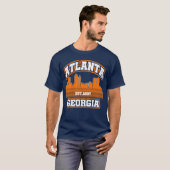 アトランタ、ジョージア Tシャツ (正面フル)