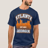 アトランタ、ジョージア Tシャツ (正面)