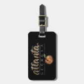 アトランタ·チャルクボードの荷物タグ ラゲッジタグ (正面縦)