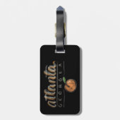 アトランタ·チャルクボードの荷物タグ ラゲッジタグ (裏面縦)