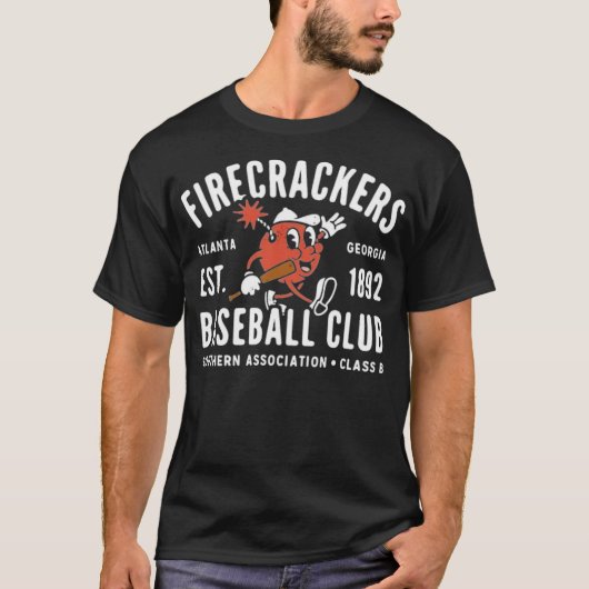 アトランタ・ファイヤークラッカーズ - ジョージア州 Tシャツ (正面)