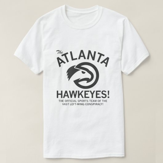 アトランタ・ホークアイズ Tシャツ (デザイン正面)