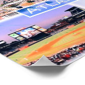 アトランタ – モザイク – 米国 – ポスター (角)