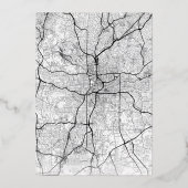 アトランタ・ラブ・ロケーター | ウェディング・セーブ・ザ・デート 箔招待状 (裏面)