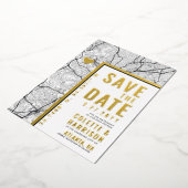 アトランタ・ラブ・ロケーター | 結婚式の招待状（Save the Date） 箔招待状 (回転した状態)