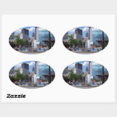 アトランタ 楕円形シール (シート)