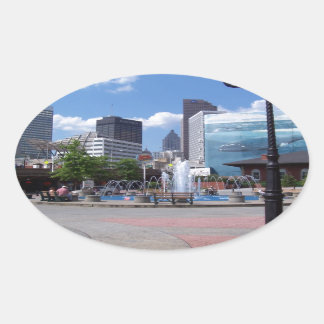 アトランタ 楕円形シール