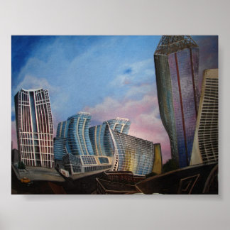 アトランタ – A – スキュー ポスター