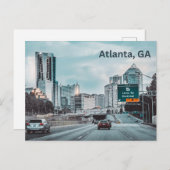 アトランタGAダウンタウンハイウェイ ポストカード (正面/裏面)