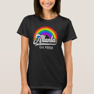 アトランタGaプライド月レインボーセーゲイセイラブLg Tシャツ