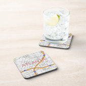 アトランタPeachtreeの道路図 コースター (右側)