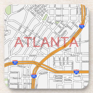 アトランタPeachtreeの道路図 コースター