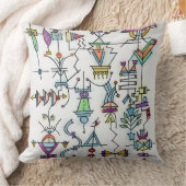 アトランティスお洒落のジオメトモダンリ記号 クッション (ブランケット)