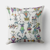 アトランティスお洒落のジオメトモダンリ記号 クッション (裏面)