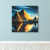 アトランティスのミラージュ キャンバスプリント (インサイチュ (ウッドフロア))