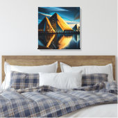 アトランティスのミラージュ キャンバスプリント (インサイチュ (寝室))