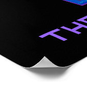 アトランティスの主オンブラックプリント ポスター (角)