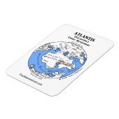 アトランティスの地図 – 上部半球 – 磁石1 マグネット (左側)