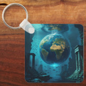 アトランティスの大地 – 水中遺跡 キーホルダー (正面)