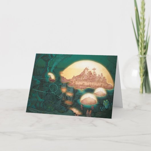 アトランティスの挨拶状 カード (正面)