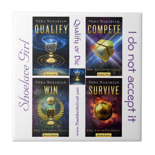 アトランティスの杯シリーズ-セラミックタイル タイル (正面)