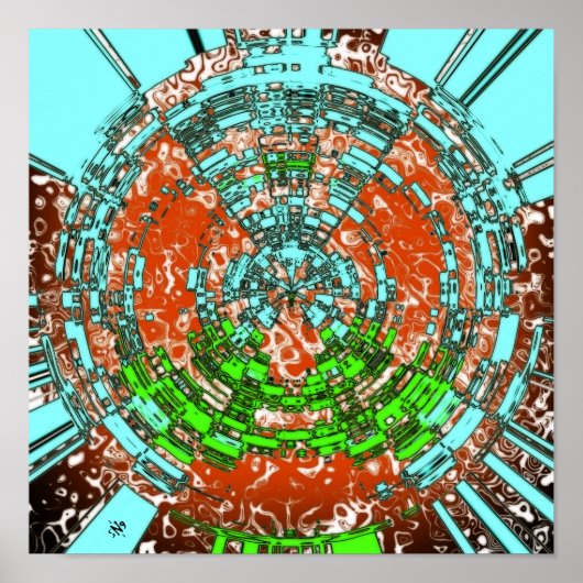 アトランティスの死 – パターンpareidolia ポスター (正面)