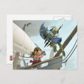 アトランティスの葉書 ポストカード (正面/裏面)