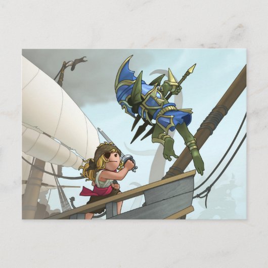 アトランティスの葉書 ポストカード (正面)