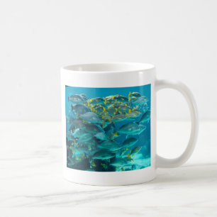 アトランティスの魚のアクアリウム コーヒーマグカップ