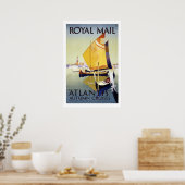 アトランティスオータムクルーズヴィンテージトラベルポスター ポスター (キッチン)