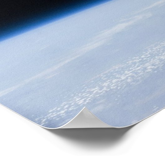 アトランティス国際的から宇宙ステーションを表示 ポスター (角)